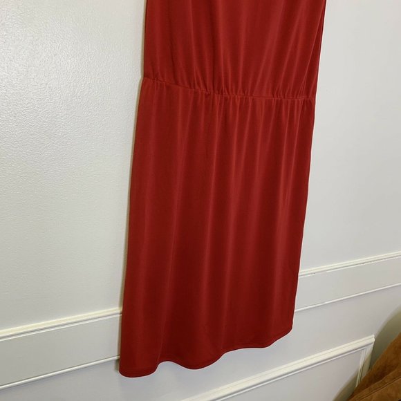 TALBOTS Red Blouson Dress - Picture 5 of 8